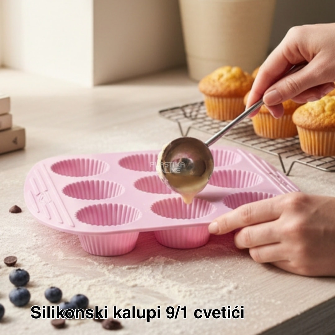Silikonski kalupi 9, Silikonski kalupi za projice, Silikonski kalupi za mafine, Kalupi za kolače