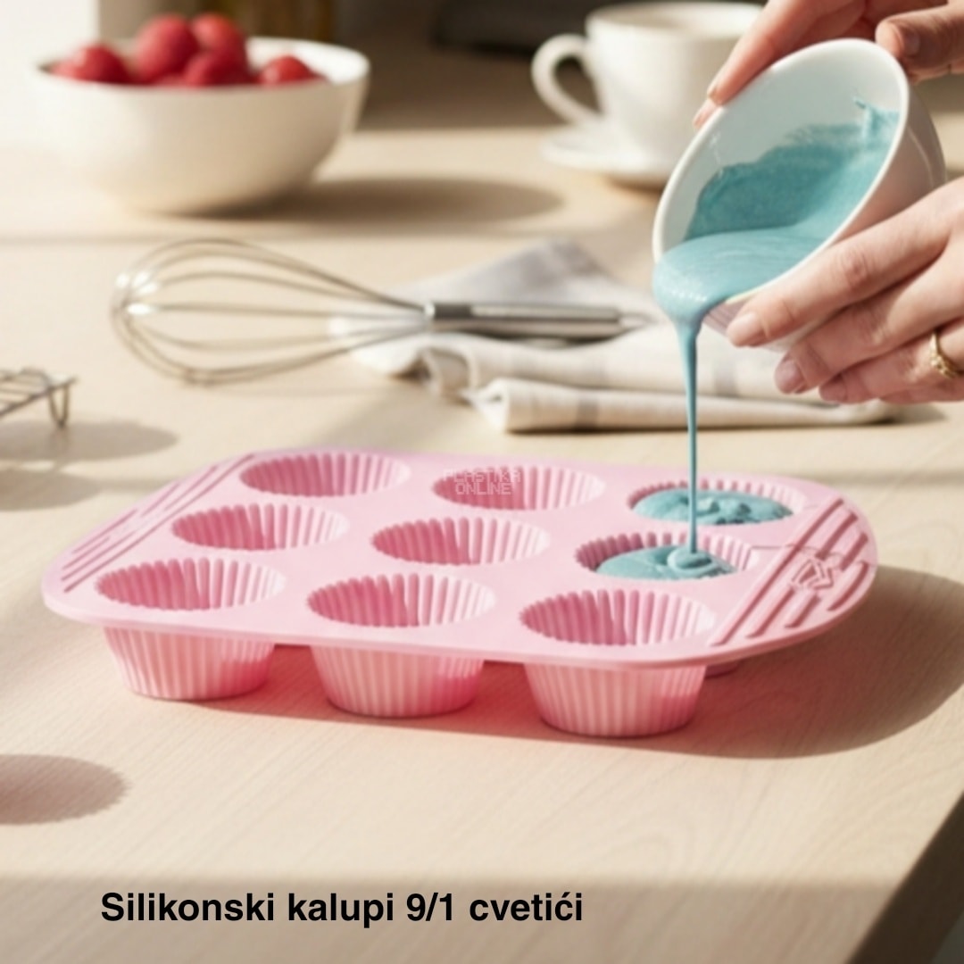Silikonski kalupi 9, Silikonski kalupi za projice, Silikonski kalupi za mafine, Kalupi za kolače