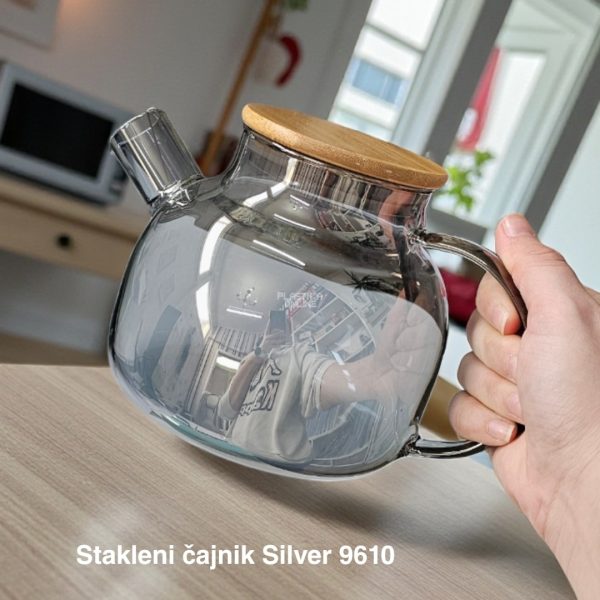Stakleni čajnik Silver 9610 , čajnik, čajnik sa filterom