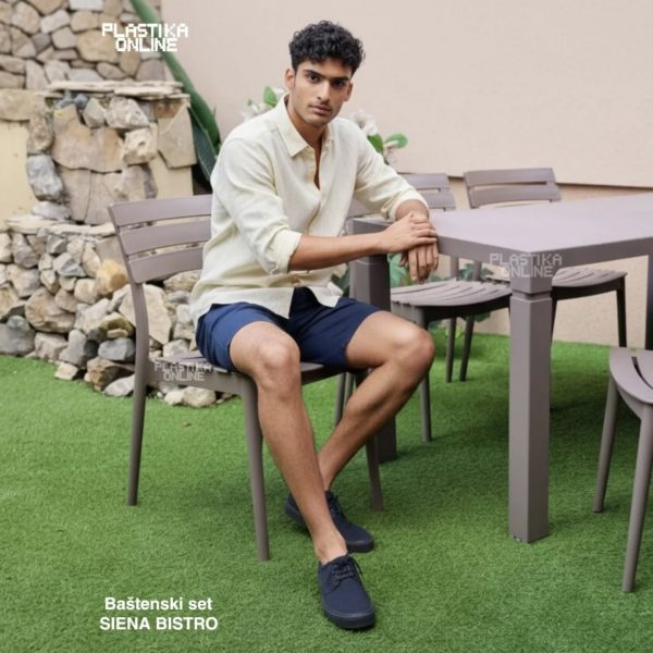 Baštenska garnitura Siena Bistro tamna moka