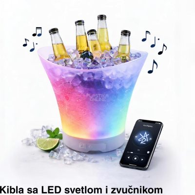 LED kibla za hlađenje pića sa Bluetooth zvučnikom