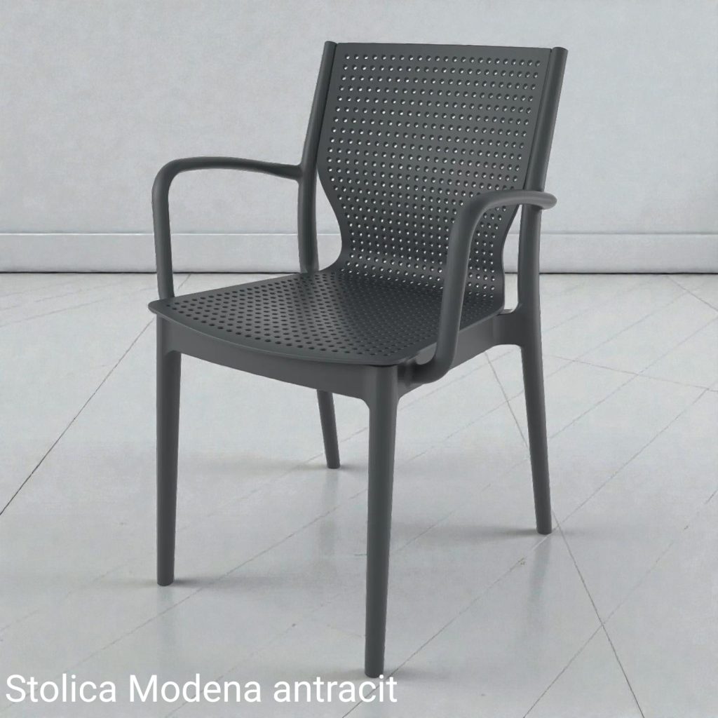 plastična stolica Modena antracit