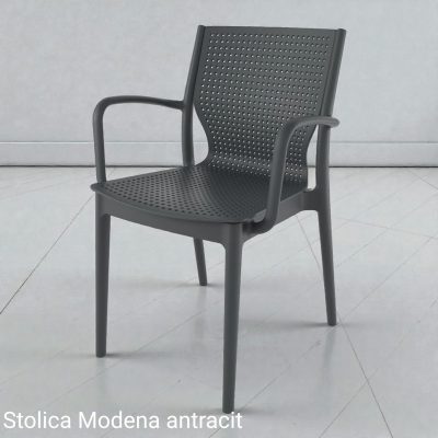 plastična stolica Modena antracit