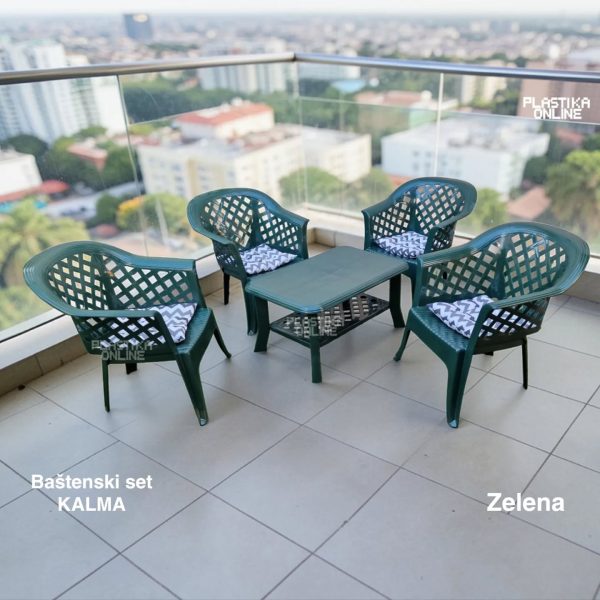 Baštenska garnitura zelena