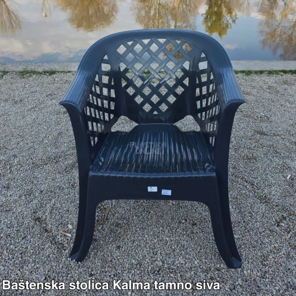 Fotelja Kalma A 155, plastična fotelja, Niska fotelja, Fotelja sa širokim sedalnim delom, Kvalitetna fotelja, Moderna fotelja