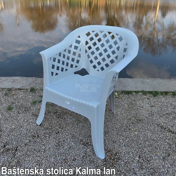 Fotelja Kalma A 155, plastična fotelja, Niska fotelja, Fotelja sa širokim sedalnim delom, Kvalitetna fotelja, Moderna fotelja