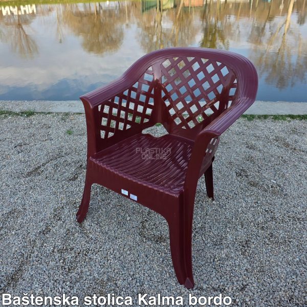Fotelja Kalma A 155, plastična fotelja, Niska fotelja, Fotelja sa širokim sedalnim delom, Kvalitetna fotelja, Moderna fotelja