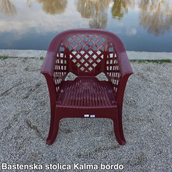 Fotelja Kalma A 155, plastična fotelja, Niska fotelja, Fotelja sa širokim sedalnim delom, Kvalitetna fotelja, Moderna fotelja