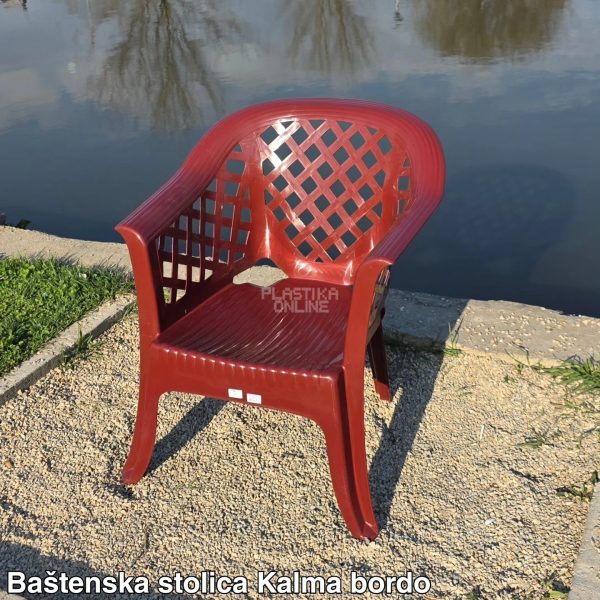 Fotelja Kalma A 155, plastična fotelja, Niska fotelja, Fotelja sa širokim sedalnim delom, Kvalitetna fotelja, Moderna fotelja
