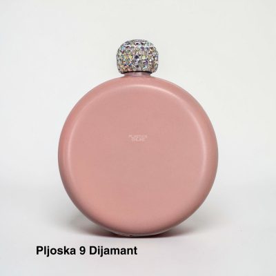Pljoska 9, Metalna pljoska za piće, Pljoska za alkohol, Mala pljoska za torbu, Elegantna pljoska,
