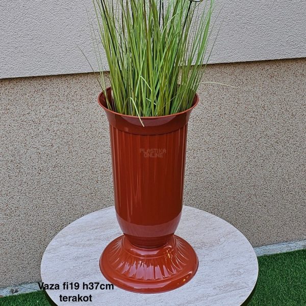 Vaza fi19 h37 cm, Plastična vaza za cveće, Vaza za cvećare, Dekorativna vaza, Velika vaza, plastične vaze