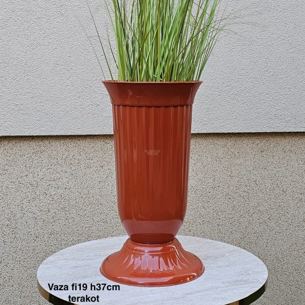 Vaza fi19 h37 cm, Plastična vaza za cveće, Vaza za cvećare, Dekorativna vaza, Velika vaza, plastične vaze