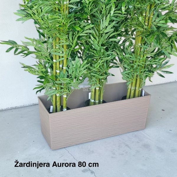 Žardinjera Aurora 80cm , Žardinjere za terasu, Žardinjere, velike plasticne zardinjere moka