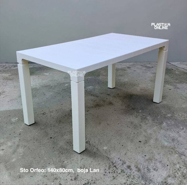 Plastični sto Orfeo 140x80cm Lan