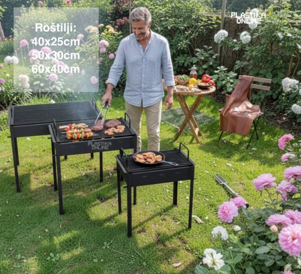 Roštilj na ćumur i drva