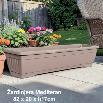 zardinjera mediteran 82, zardinjere sa kukom, zadrinjere sa podmetacem, ovalne zardinjere, zardinjere , dugacke zardinjere moka