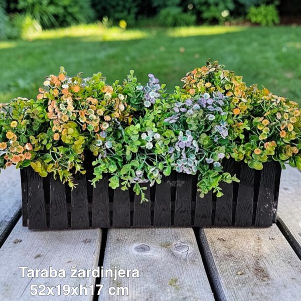 zardinjera taraba, plasticne zardinjere, kvalitetne zardinjere , balkon zardinjere antracit