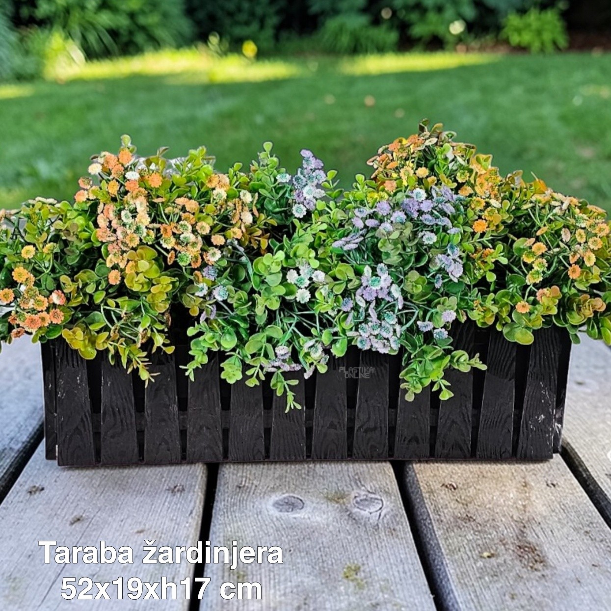 zardinjera taraba, plasticne zardinjere, kvalitetne zardinjere , balkon zardinjere antracit