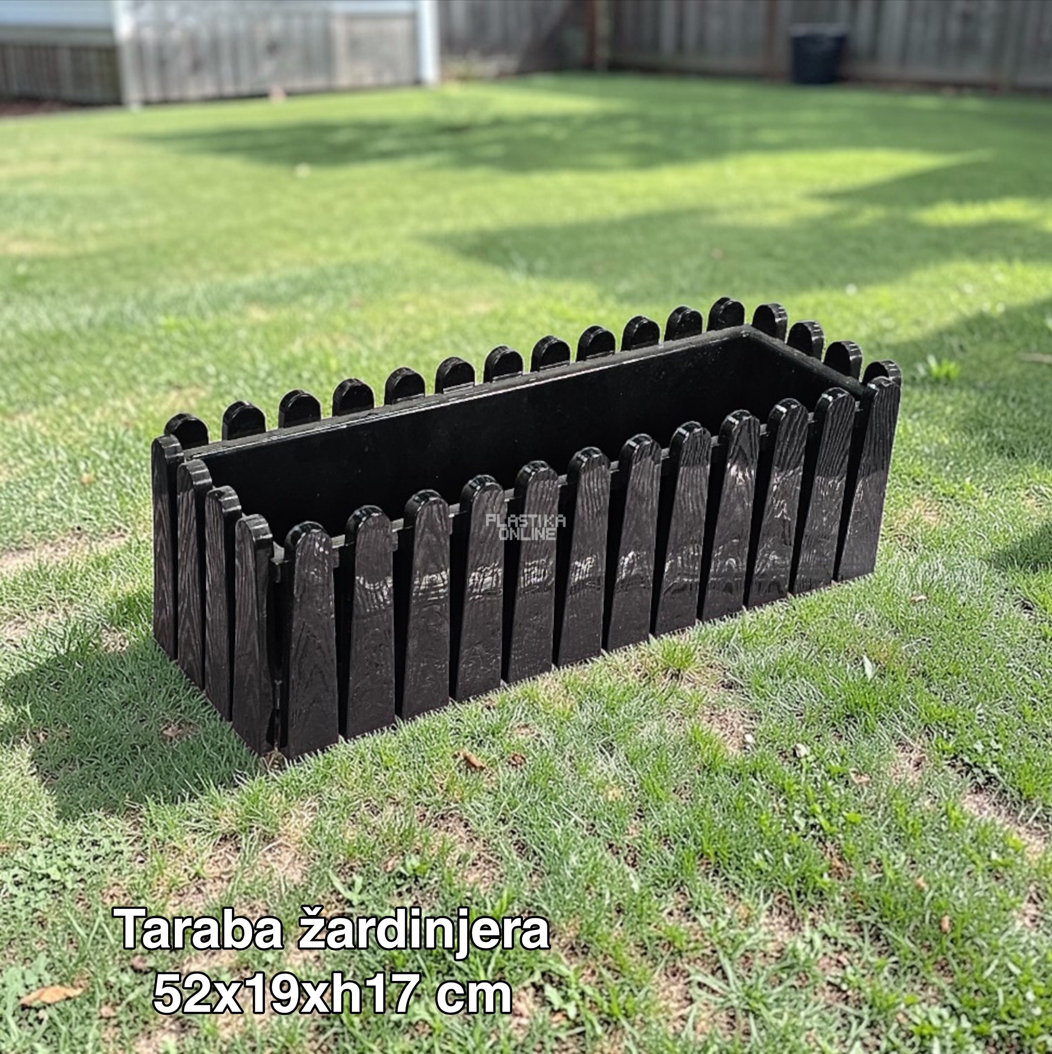 zardinjera taraba, plasticne zardinjere, kvalitetne zardinjere , balkon zardinjere antracit