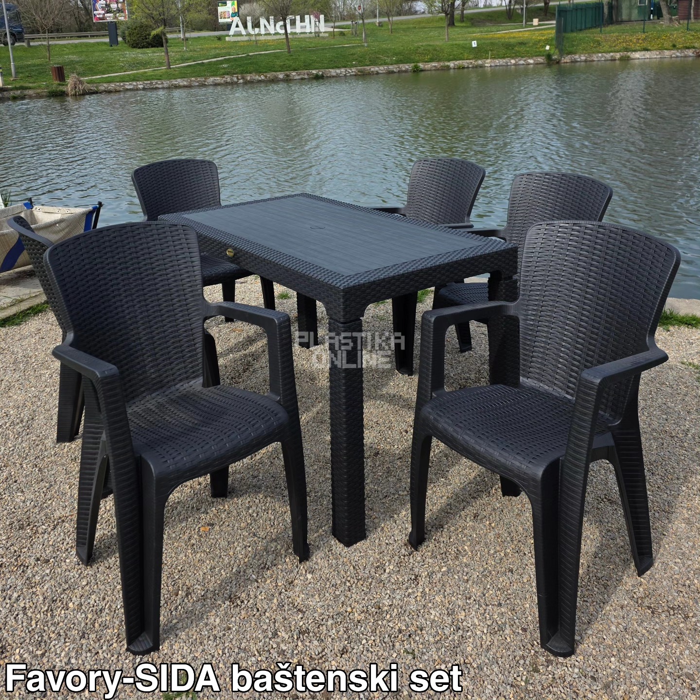 Baštenska garnitura Sida 6 Favory, Baštenska garnitura, Baštenski set sa 6 stolica, Plastična baštenska garnitura, Baštenski nameštaj, Garnitura za dvorište , Plastični sto 125x75 Favory, stabilan i čvrst baštenski sto sa imitacijom ratana. Idealan za dvorište, terasu i proslave. Lako održavanje i montaža.