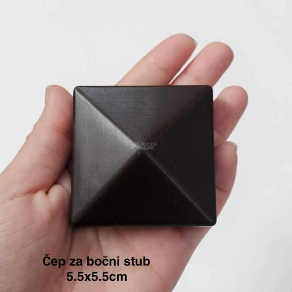 Čep za stub nosač 5.5 cm, Plastični čep za stub nosač, Zaštita stubova,