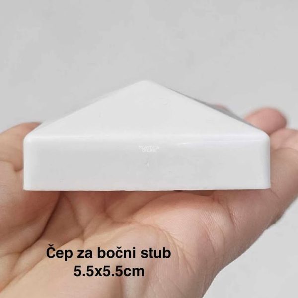 Čep za stub nosač 5.5 cm, Plastični čep za stub nosač, Zaštita stubova,