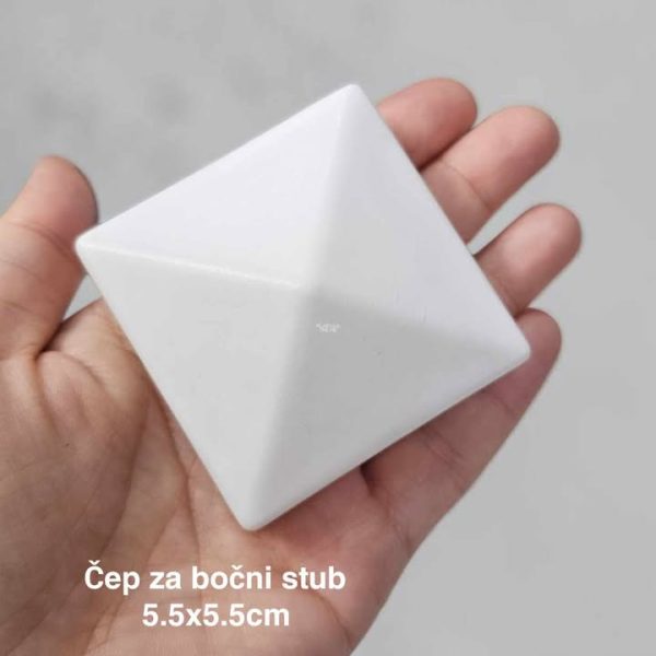 Čep za stub nosač 5.5 cm, Plastični čep za stub nosač, Zaštita stubova,