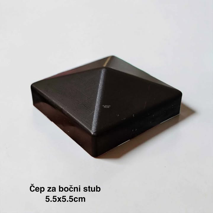 Čep za stub nosač 5.5 cm, Plastični čep za stub nosač, Zaštita stubova,