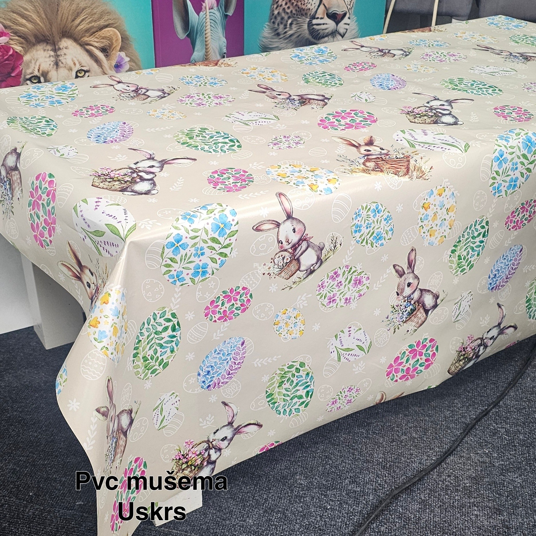 Mušema, pvc mušema, uskrsnja musema, musema za sto, praznicna musema