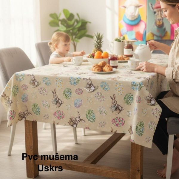 Mušema, pvc mušema, uskrsnja musema, musema za sto, praznicna musema