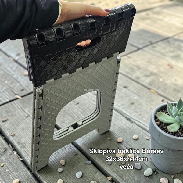 Sklopiva hoklica BURSEV 32×36×H44 cm