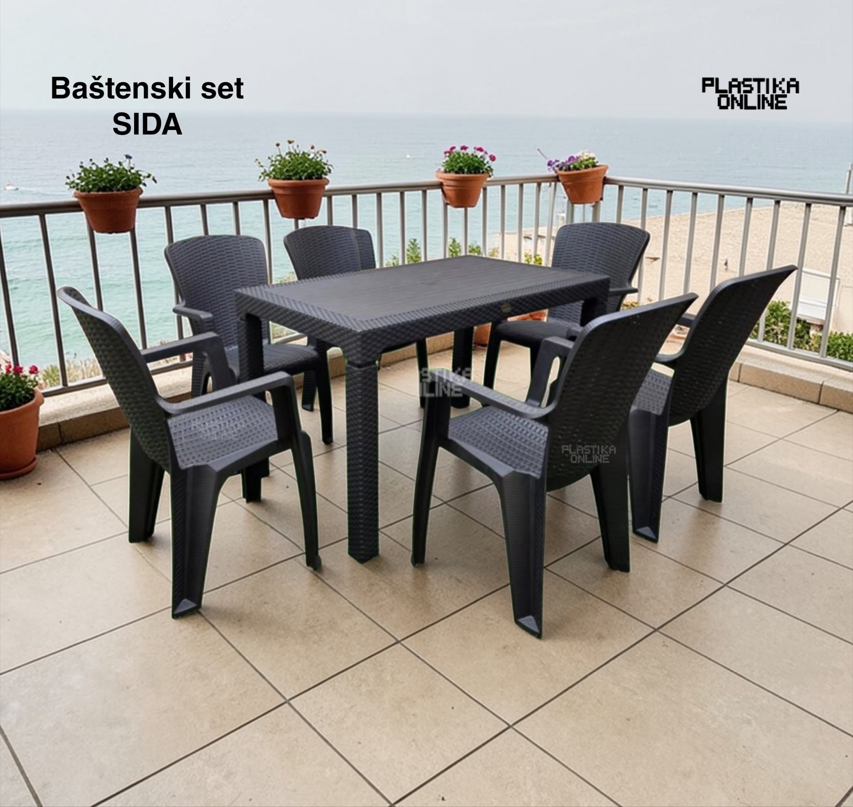 Baštenska garnitura Sida