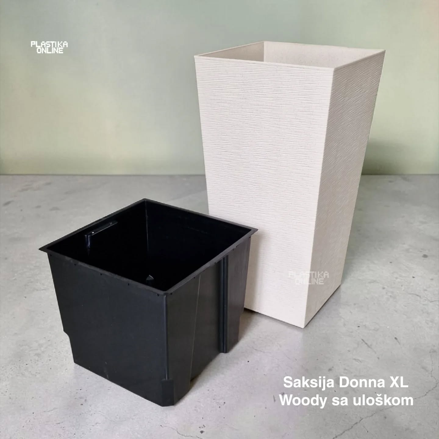 Velika saksija Donna XL Woody