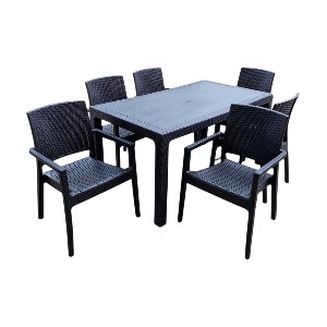 Baštenski set Venice (sto 150x85cm i 6 stolica Venice)