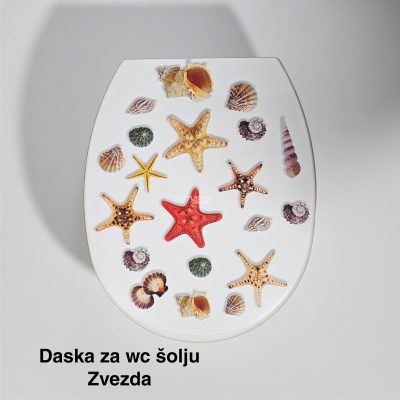 Daska za WC šolju 44x36 cm, Plastična daska za WC šolju sa poklopcem, WC daska sa šrafovima, Plastična WC daska, Poklopac za WC dasku