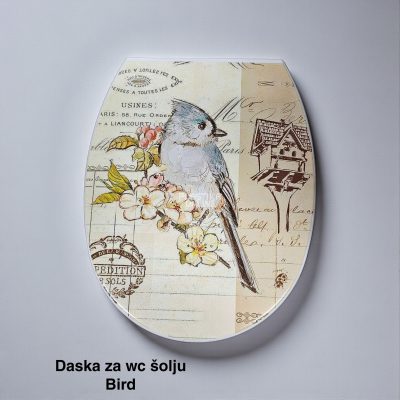 Daska za WC šolju 44x36 cm, Plastična daska za WC šolju sa poklopcem, WC daska sa šrafovima, Plastična WC daska, Poklopac za WC dasku