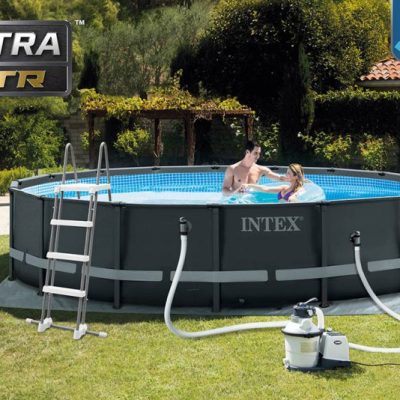 Bazen Intex Ultra XTR 4.88m x 1.22m  Frame bazen sa čeličnom konstrukcijom i peščanom pumpom