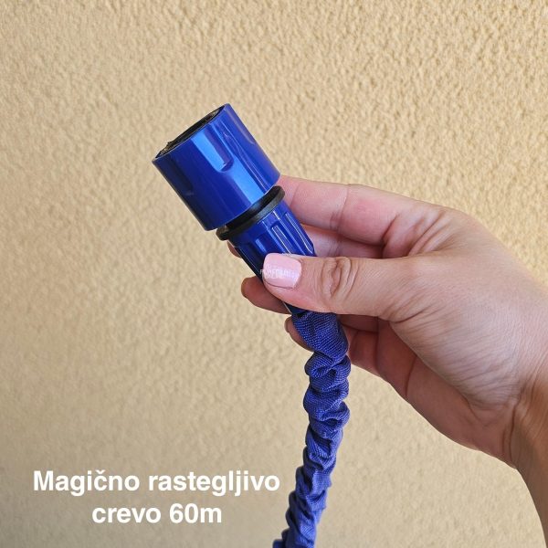 Magično rastegljivo crevo 60m, baštensko crevo, Lagano crevo za zalivanje 5