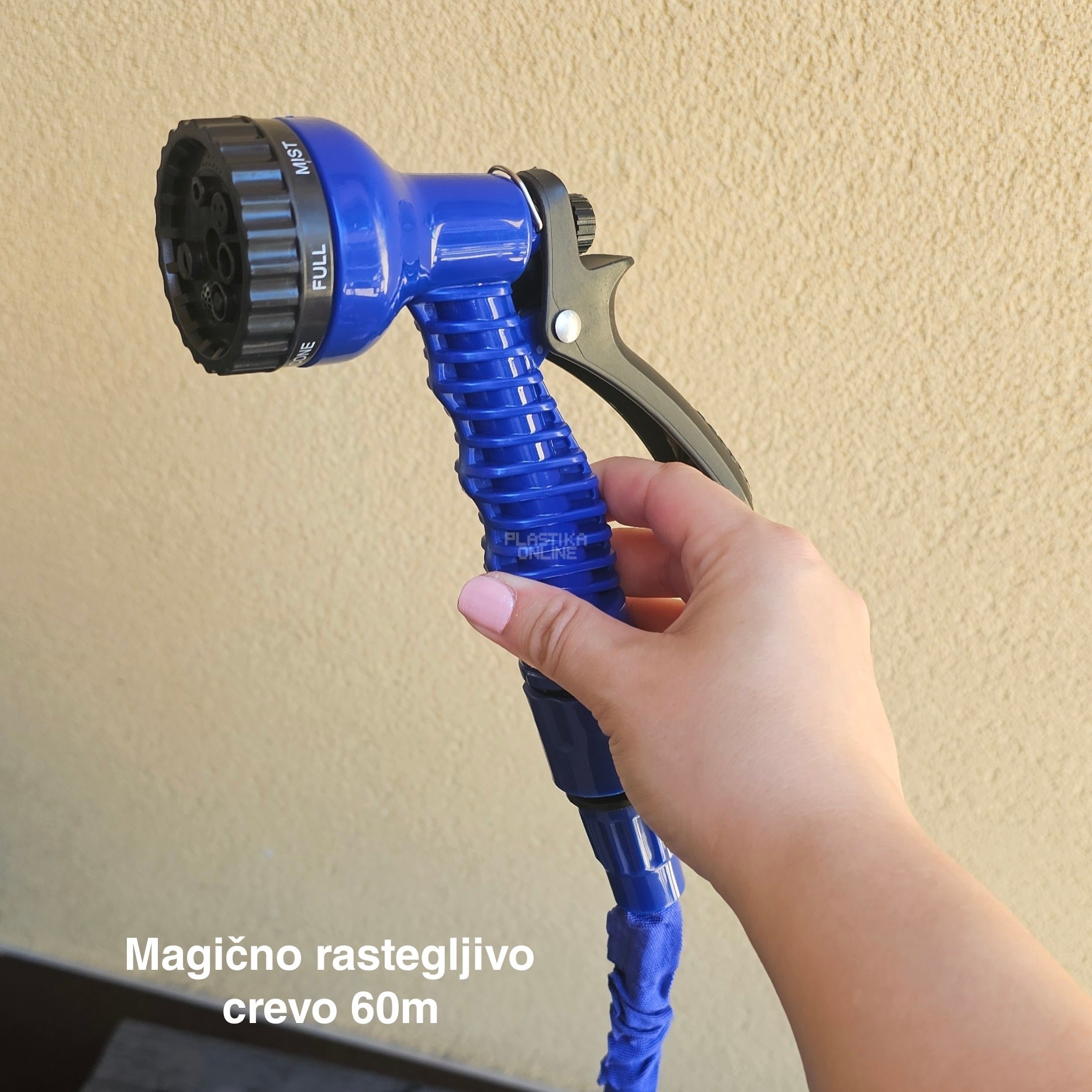 Magično rastegljivo crevo 60m, baštensko crevo, Lagano crevo za zalivanje 5