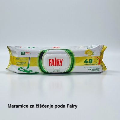 Maramice za čišćenje poda Fairy 50 kom , maramice za brzo čišćenje poda, Fairy maramice, maramice za pod, Vlažne maramice za čišćenje poda