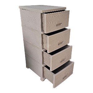 Plastične fioke Woody 91 cm tamno krem