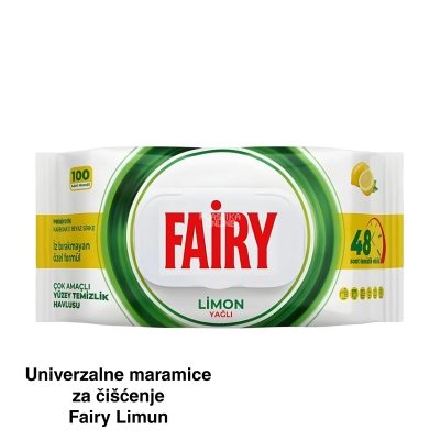 Višenamenske vlažne maramice Fairy, vlažne maramice za čišćenje, Vlažne maramice za uklanjanje masnoće, Higijenske maramice,