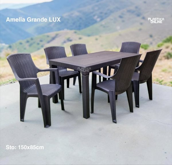 Baštenska garnitura Amelia grande Lux