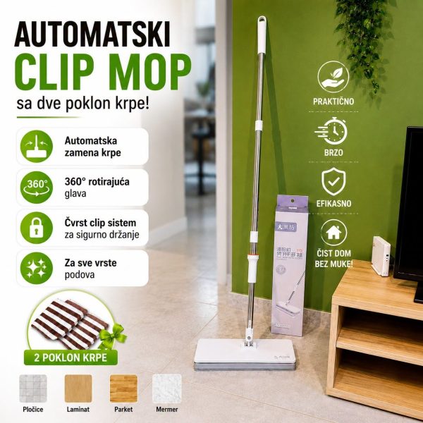 Automatski Clip Mop , brisko, fairy stap