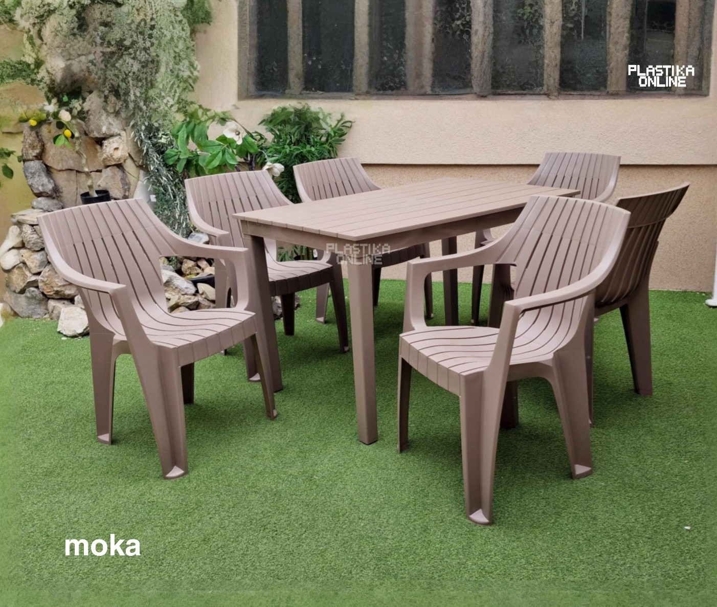 Baštenska garnitura KAPRI moka