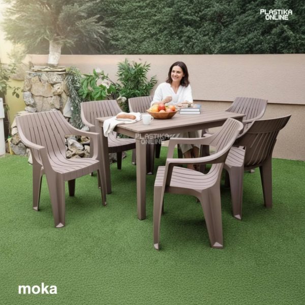 Baštenska garnitura KAPRI moka