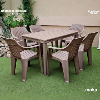 Baštenska garnitura KAPRI moka
