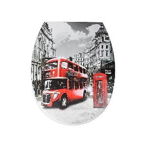 Daska za WC šolju 44×36 cm dezen London