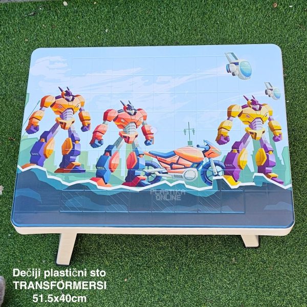 Dečiji plastični sto 51,5x40cm TRANSFORMERS