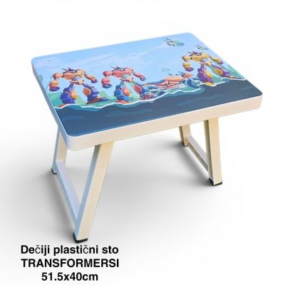 Dečiji plastični sto 51,5x40cm TRANSFORMERS